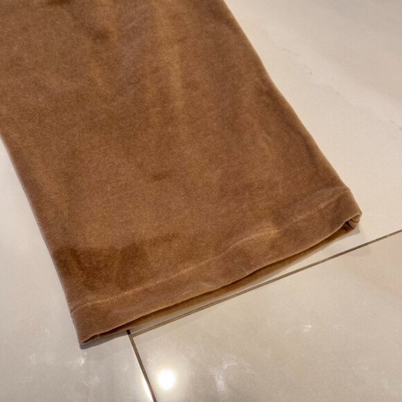 NWT MaxMara Weekend Light Brown Velour Sweat Pants Lounge - Picture 7 of 8